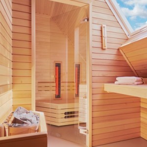 luxe sauna
